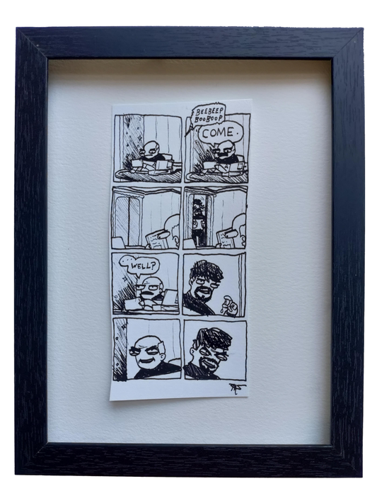 “Picard and Riker” Non-Shitty Original Comic 6” x 8”