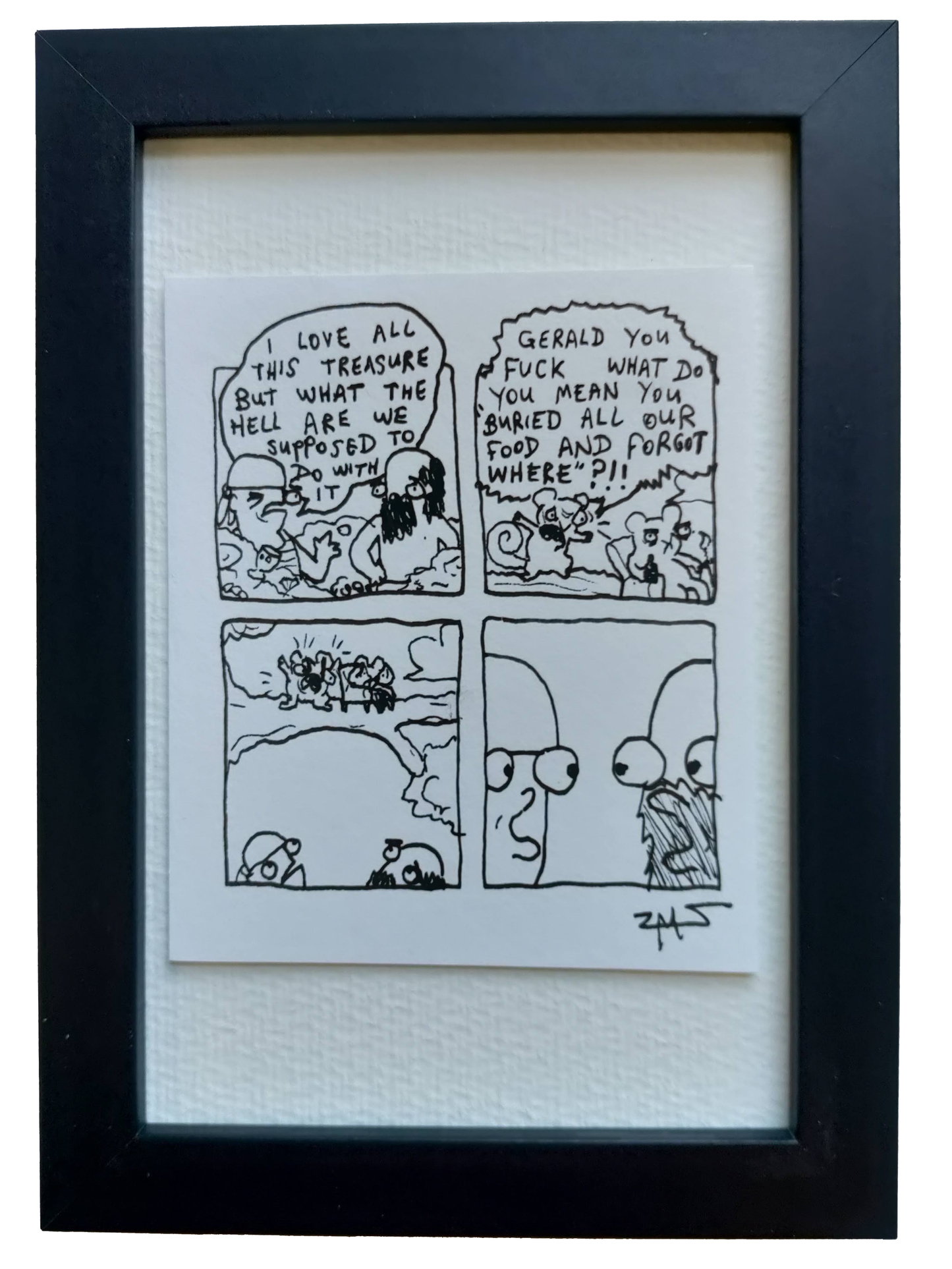 “Pirate Booty” Shitty Original Comic 4" x 6”