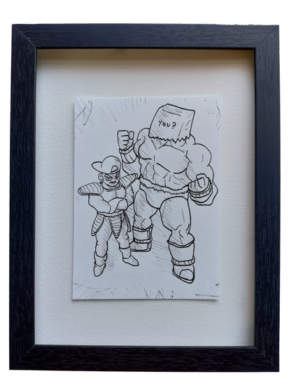 “Saiyan Friends” Shitty Original Comic 6" x 8”