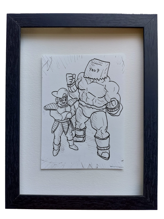 “Saiyan Friends” Shitty Original Comic 6" x 8”