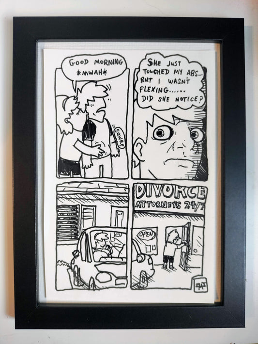 “Touch of Doom” Unleaded Original Comic 5” x 7”