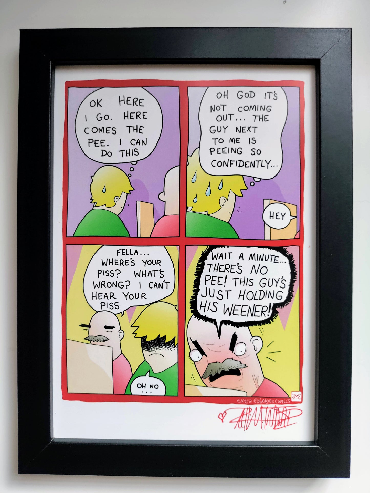 "Weener" Signed Framed Print