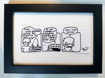 "Well Comic” Unleaded Original Comic 4” x 6"