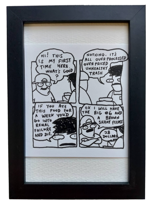 “What’s Good” Shitty Original Comic 4" x 6”
